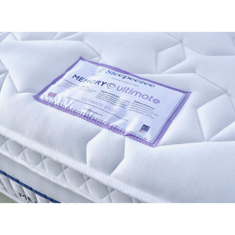 Sleepeezee Memory Ultimate 6500 135cm (4ft6) Double Mattress — Bed Shop
