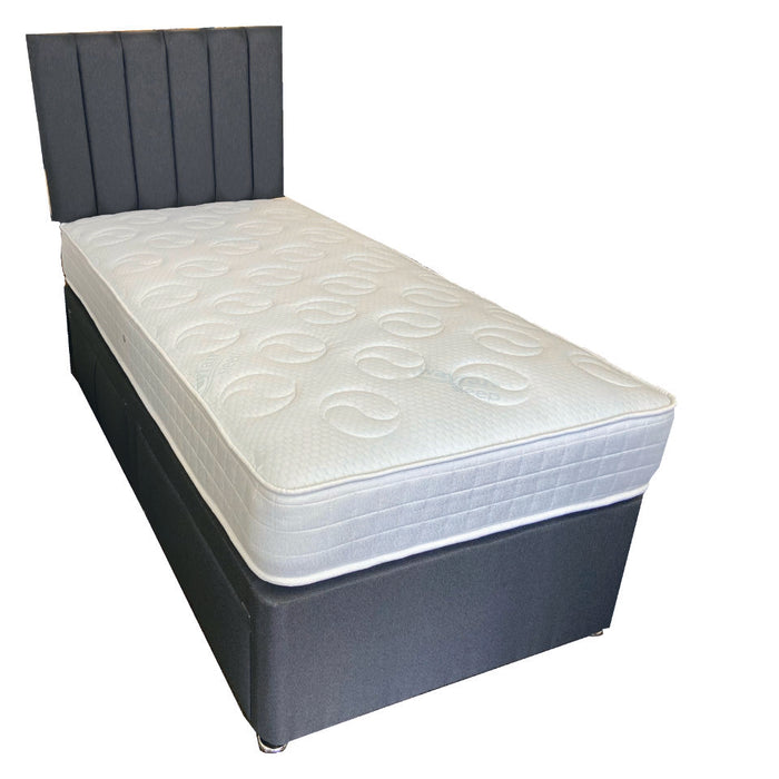Tulip 4ft6 Two Drawer Double Bed with Sofia Headboard