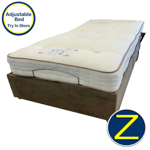 Adjustable Motion Natural 135cm (4ft6) Double Adjustable Bed "FREE ASSEMBLY"