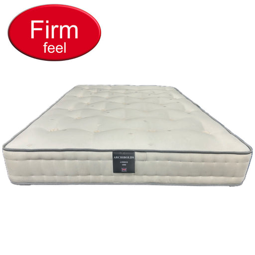 Amber 1000 Pocket 180cm (6ft) Super Kingsize Firm Feel Mattress