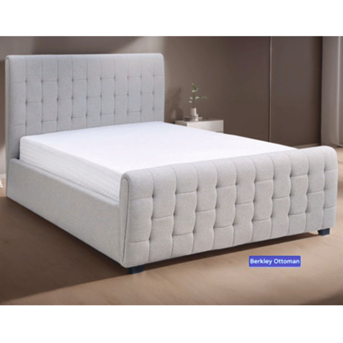 Berkeley Grey Fabric Ottoman Bed Frame