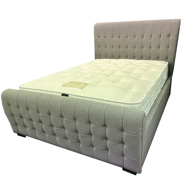 Berkeley Grey Fabric Ottoman Bed Frame