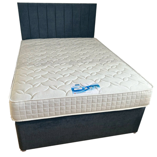 Blue Tulip 4ft Two Drawer Small Double Bed with Sofia Headboard