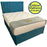 Dreamland Beds 150cm (5ft) Pocket Sprung Cashmere Kingsize Bed with Two Drawers & Headboard
