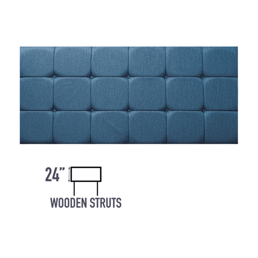 Cuba Fabric Headboard with Size and Colour Options