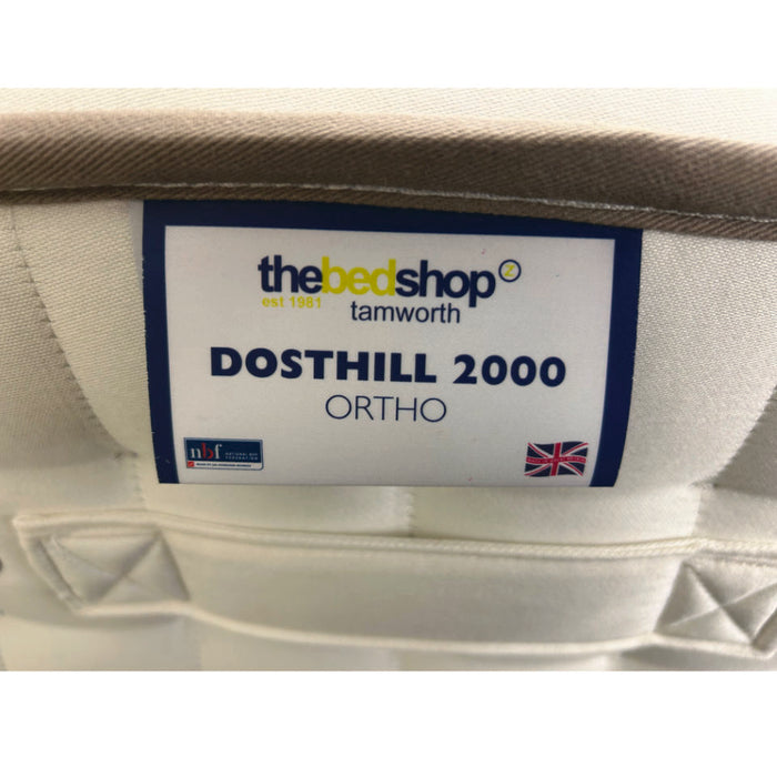 The Bed Shop Dosthill Ortho 2000 Pocket Sprung 4ft (120cm) Small Double Mattress
