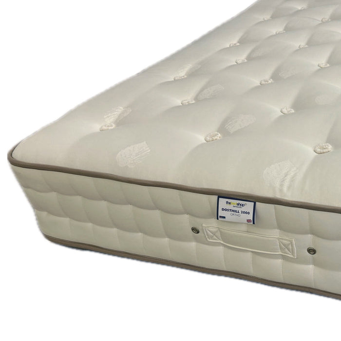 The Bed Shop Dosthill Ortho 2000 Pocket Sprung 4ft (120cm) Small Double Mattress