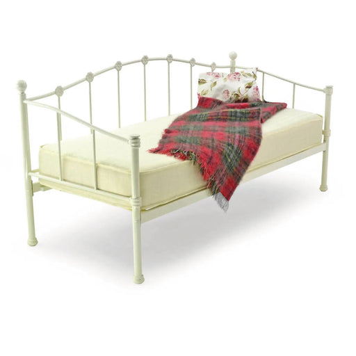 Ivory Metal Small Single Daybed