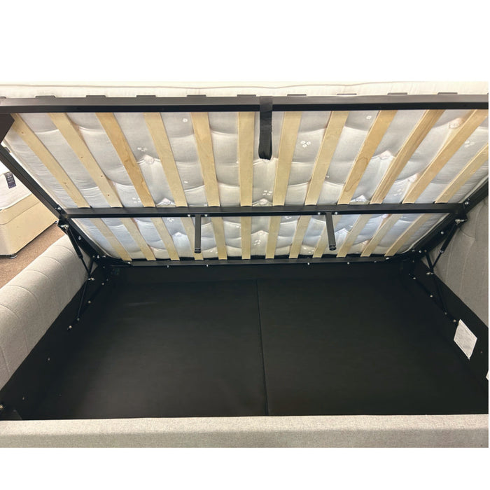 Berkeley Grey Fabric Ottoman Bed Frame