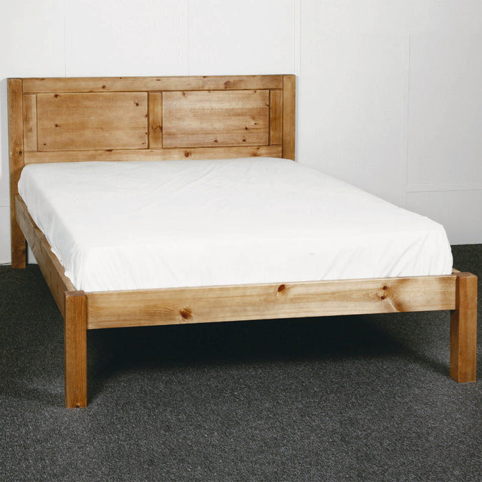 Farm House 4ft6 Double Lichfield Panel Solid Pine Wooden Bed Frame IN STOCK