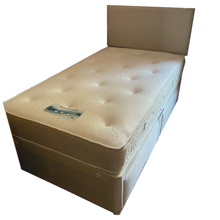 Classic Memory Ortho 3ft6 Divan Bed with Two Drawers and Headboard