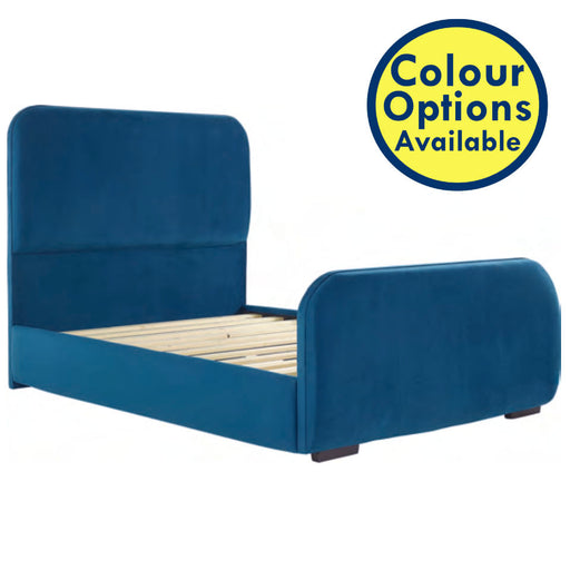 Moon Fabric Bedstead with High Foot End