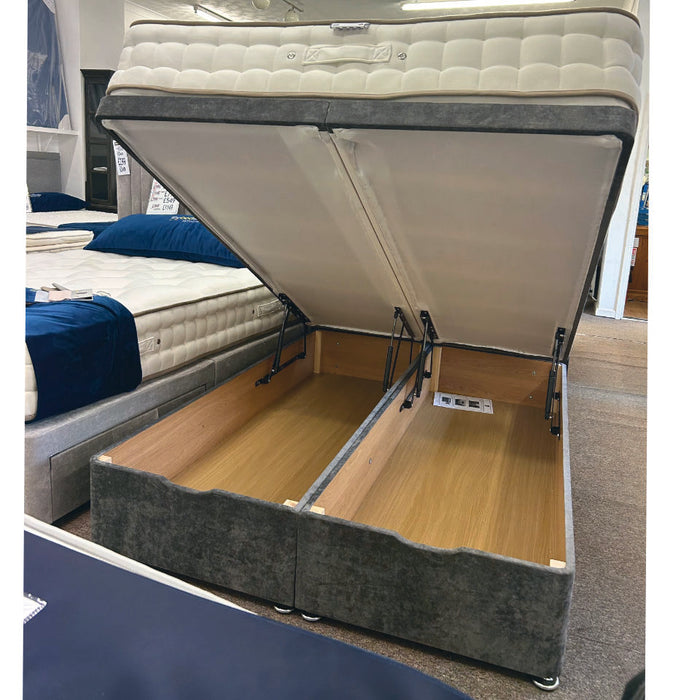 The Bed Shop Bosworth 1000 4ft Small Double Ottoman and Headboard Set