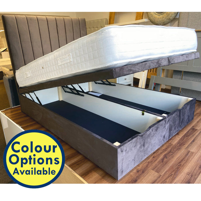 Classic 4ft6 Double Ottoman Base with Headboard — Bed Shop Tamworth