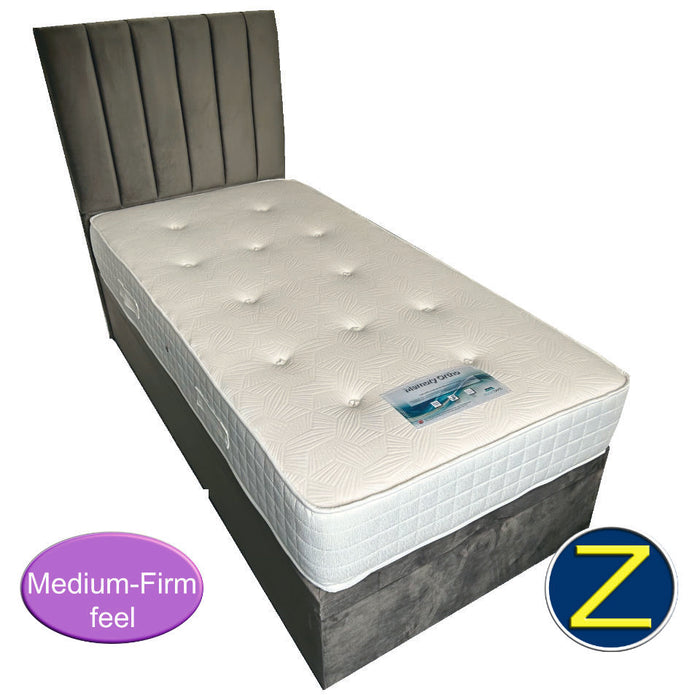 Classic 3ft Memory Ortho Mattress and Ottoman Base with Headboard