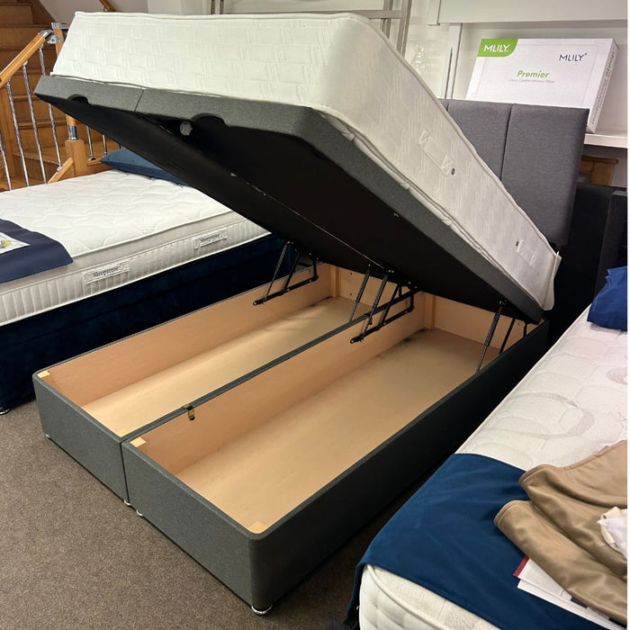 SHOP FLOOR CLEARANCE Vermont 1000 4ft6 Double Front Opening Ottoman Set IN STOCK