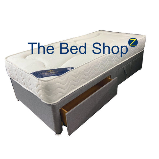 Roma Deluxe 90cm (3ft) Single Bed with 2 Drawers