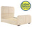 Solo Fabric Bedstead with High Foot End