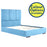 Tulip Fabric Bedstead with Low Foot End