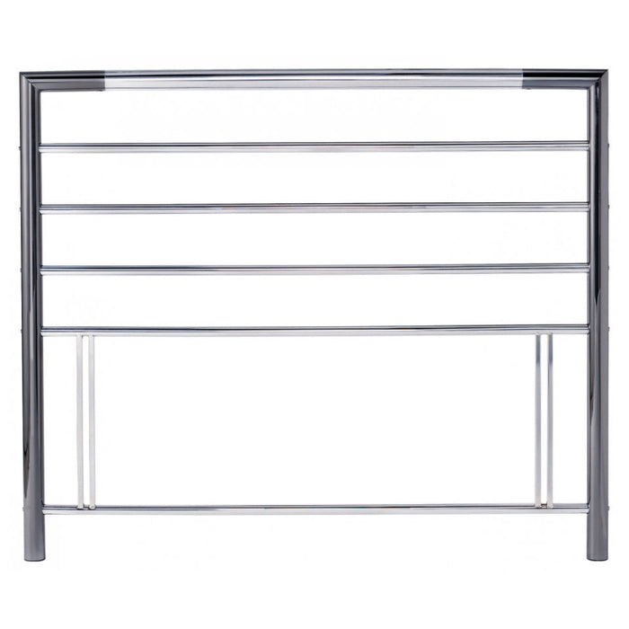 All Sizes Available Bentley Designs Metal Urban Headboard Black & Shiny Nickel Finish IN STOCK