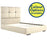 Vienna Fabric Bedstead with Low Foot End