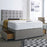 Wool 800 Pocket Sprung 180cm (6ft) Super Kingsize Two Drawer Divan Bed & Headboard